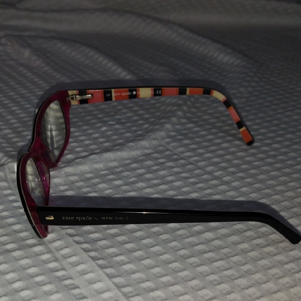Kate Spade Black and Pink Eyewear LUCYANN And Hardshell Case - Picture 5 of 14